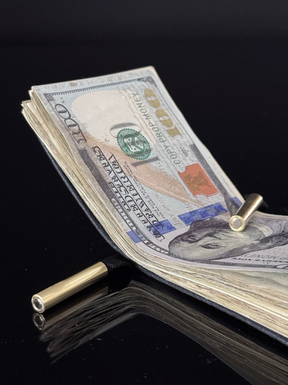 Black Football / Basketball Leather | Cash Wrap