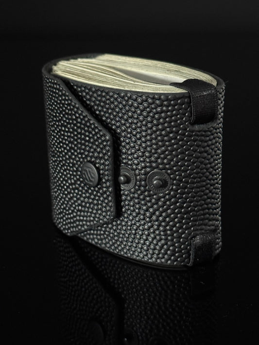 Black Football / Basketball Leather | Cash Wrap