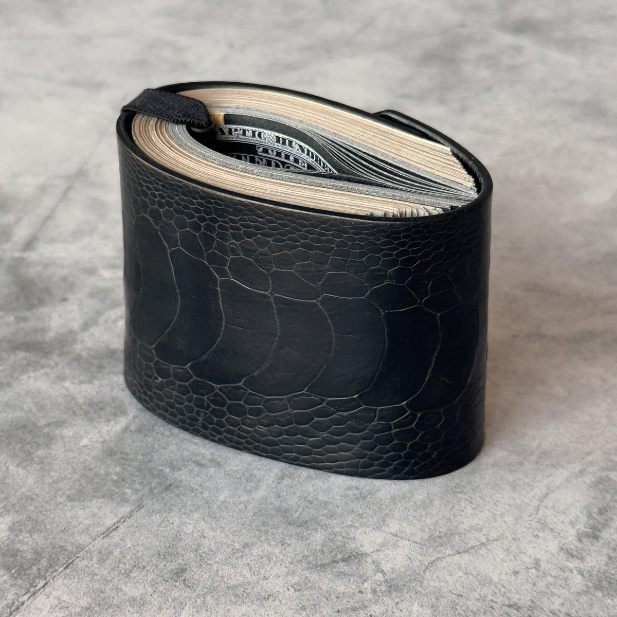 Ostrich Leg Cash Wrap